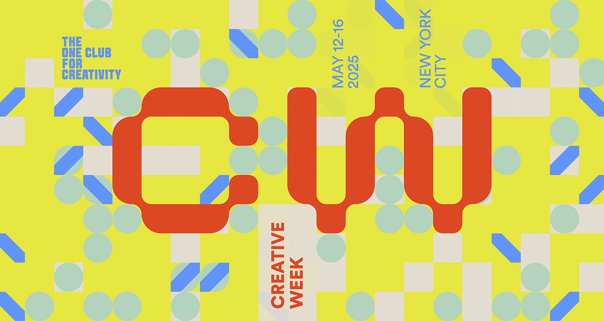 The One Club announces Creative Week 2025 – takes place from May 12 – 16 in New York City