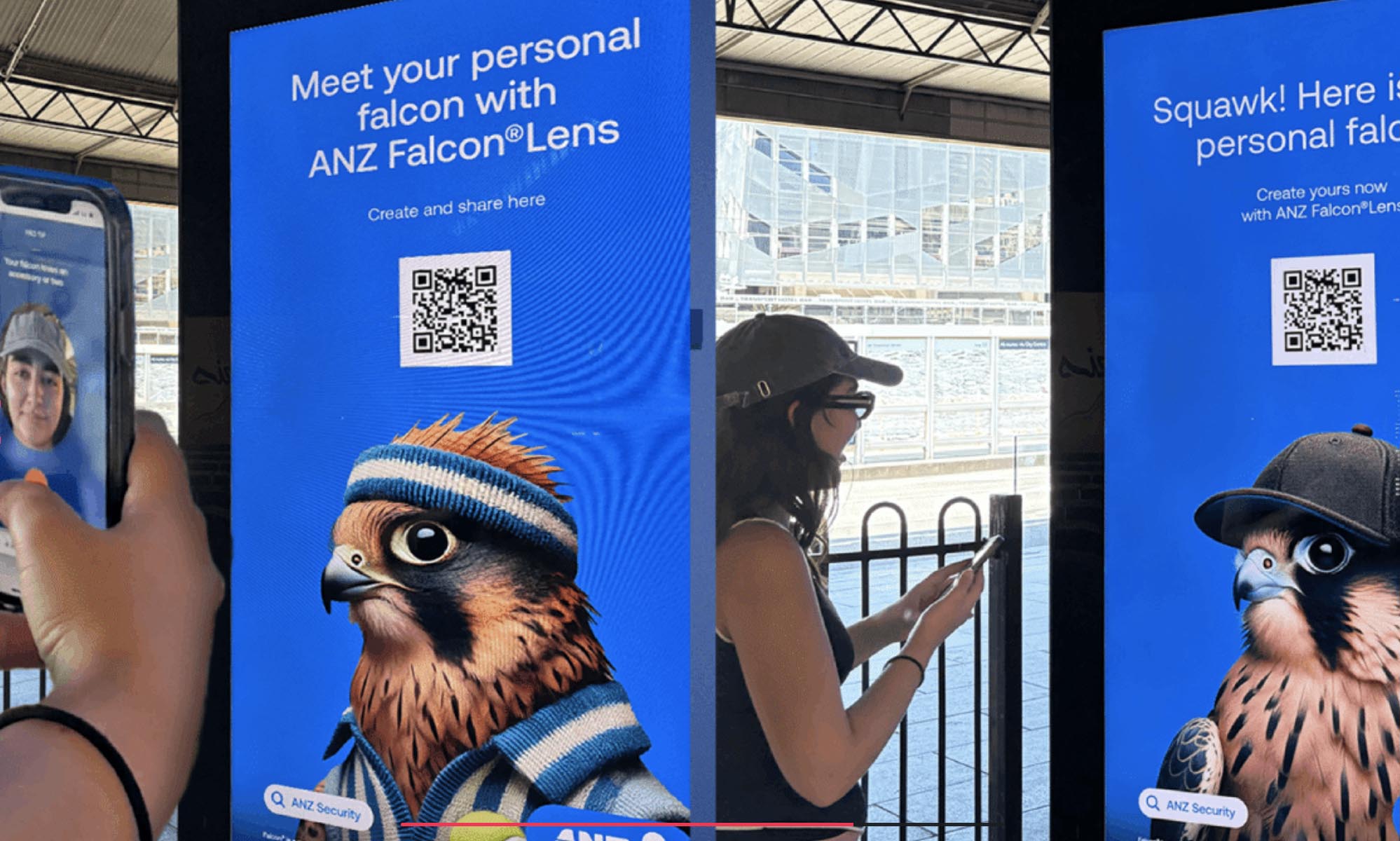 ANZ launches new AI ‘Falcon Lens’ activation at the Australian Open via Special and T&DA