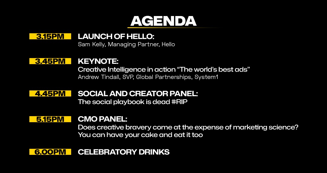 Hello Social set to unveil full-service offering at Hello launch + 2025 Upfront Wed 12 Feb in Sydney