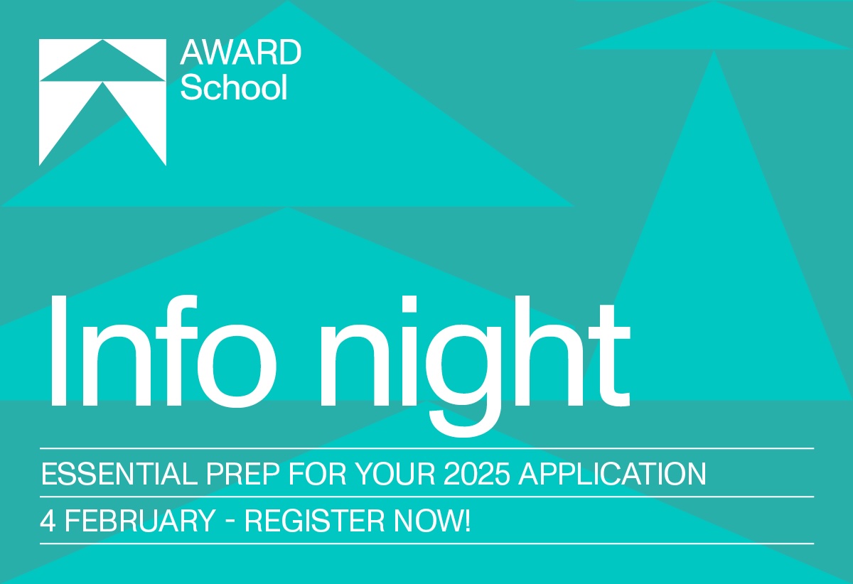 Countdown to AWARD School Virtual Info Night: Tuesday 4 Feb, 7:00pm-8:00pm AEDT on Zoom