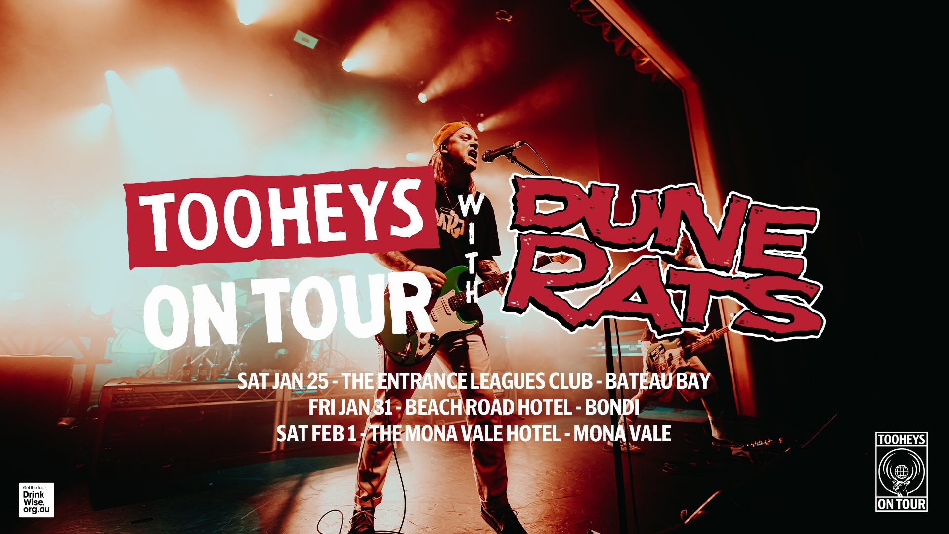 Tooheys partners up Dune Rats to get pubs rocking again in new campaign via Thinkerbell