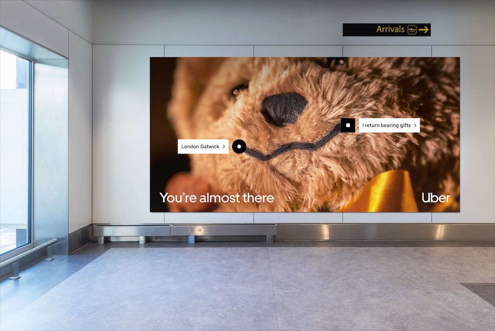 Uber and London Gatwick show travellers ‘You’re Almost There’ in new work via Mother London