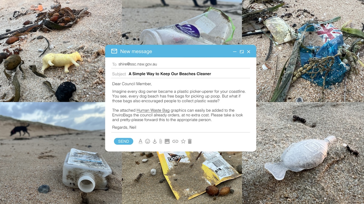 Creative director Neil Walshe turns dog walkers into Earth clean up crew with Human Waste Bag