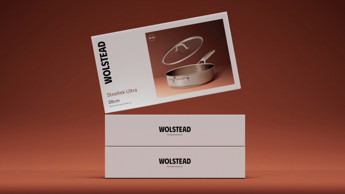 Kitchen Warehouse elevates its Wolstead brand with a confident new identity via Block, Perth