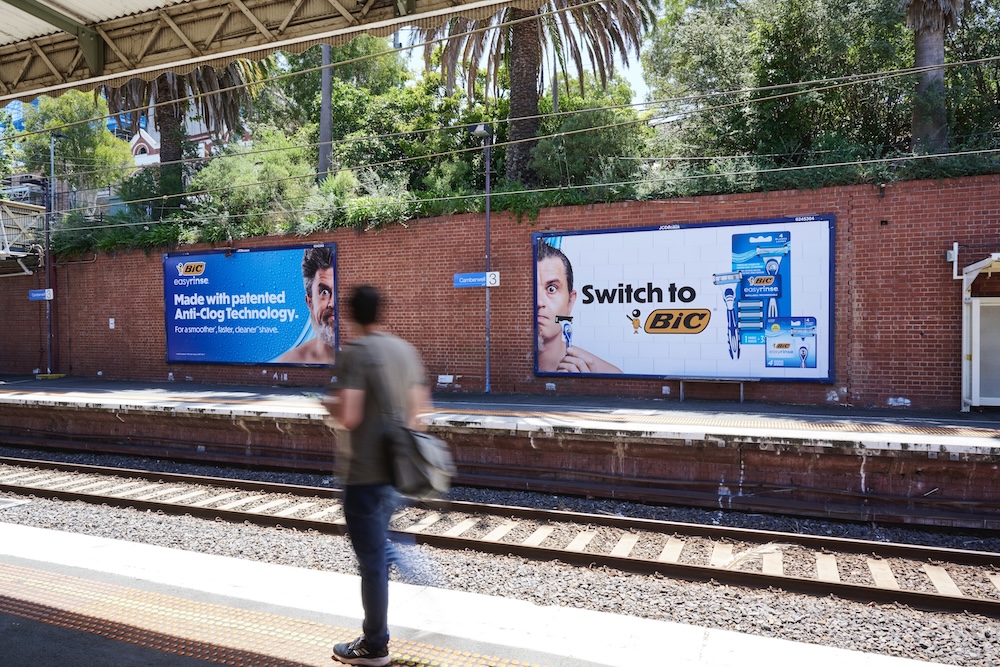 BIC EasyRinse shaver launches new OOH + digital campaign via The Reactor and Media Words