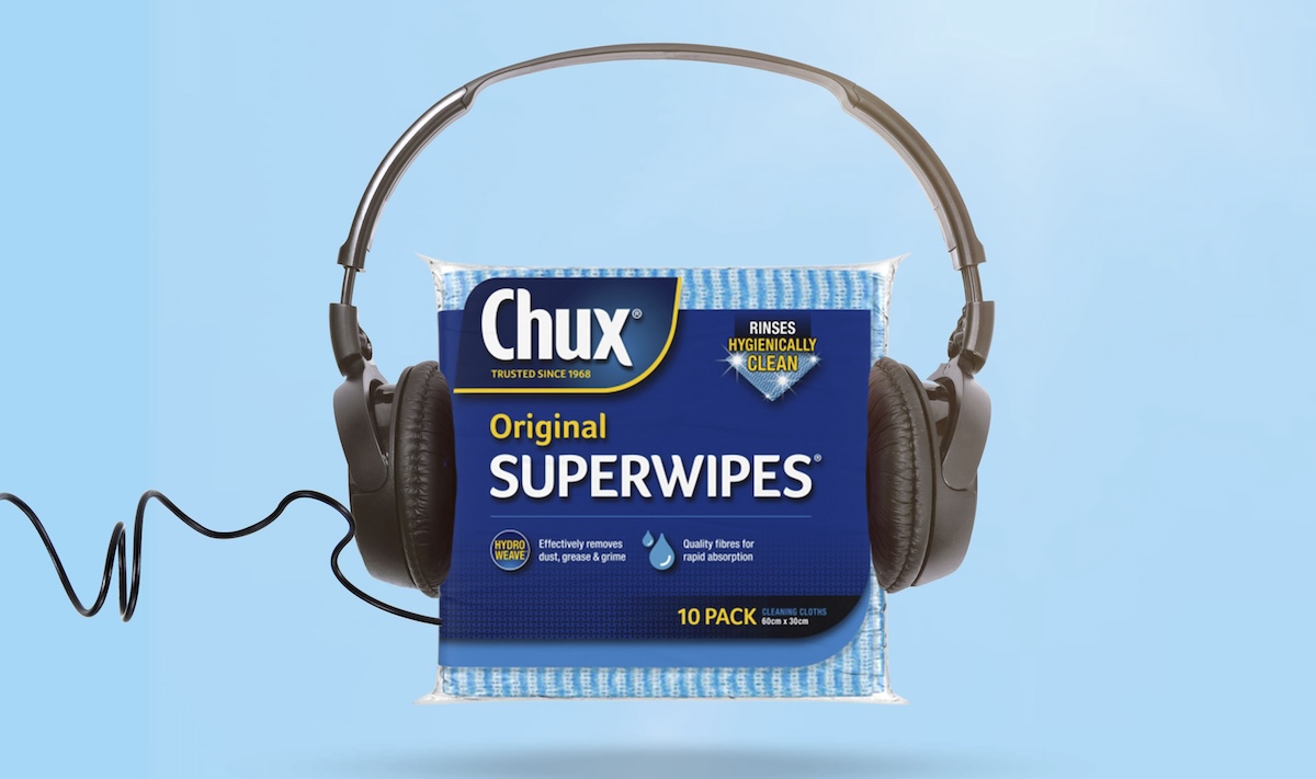Chux and Spotify put feel-good vibes back into cleaning in new campaign via Connecting Plots