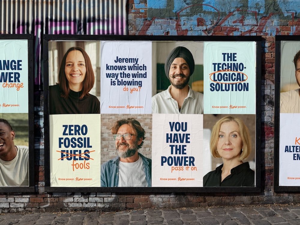 Flow Power launches new brand identity via Melbourne design agency Self-titled