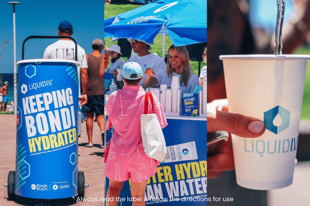 Medium Rare secures Liquid I.V. as official hydration partner of Bondi Beach