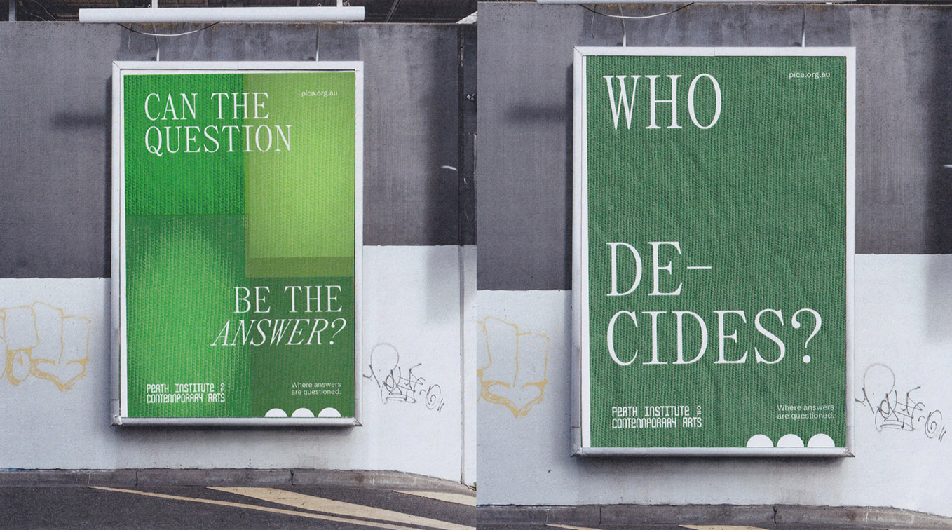 Block ignites curiosity in new campaign for Perth Institute of Contemporary Arts