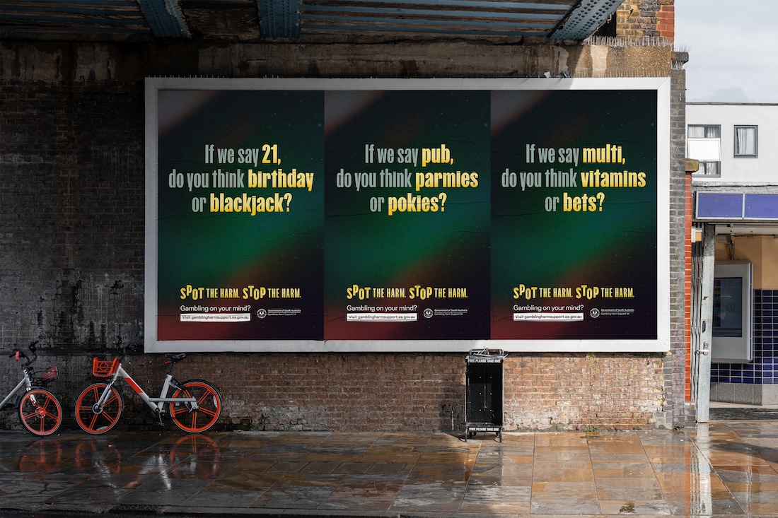 SA Government launches ‘Spot the Harm, Stop the Harm’ campaign via SAUCE. The Creative Agency.