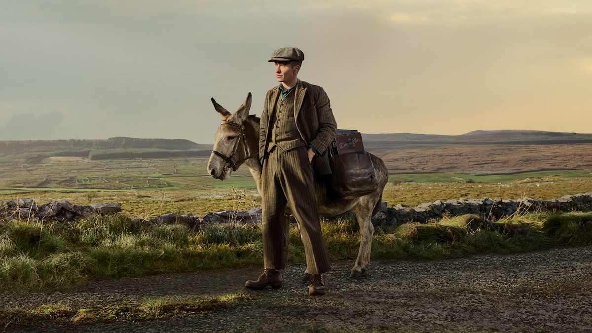 Actor Barry Keoghan plays a website delivery boy on a donkey in Squarespace’s 2025 Super Bowl ad ~ helmed by Australian director Steve Rogers