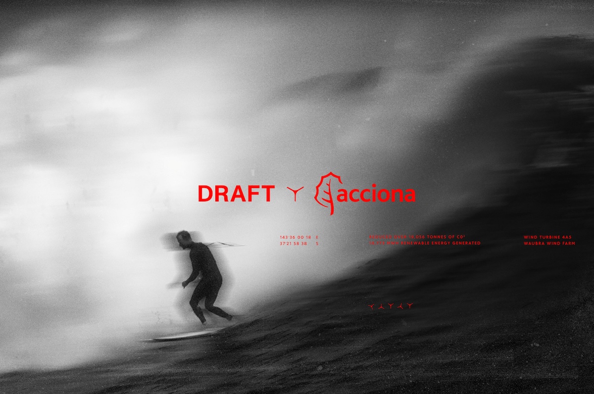 ACCIONA and Draft Surf recycle wind turbine blades into surfboards as part of ‘Turbine Made’ inititative via DDB Group Melbourne
