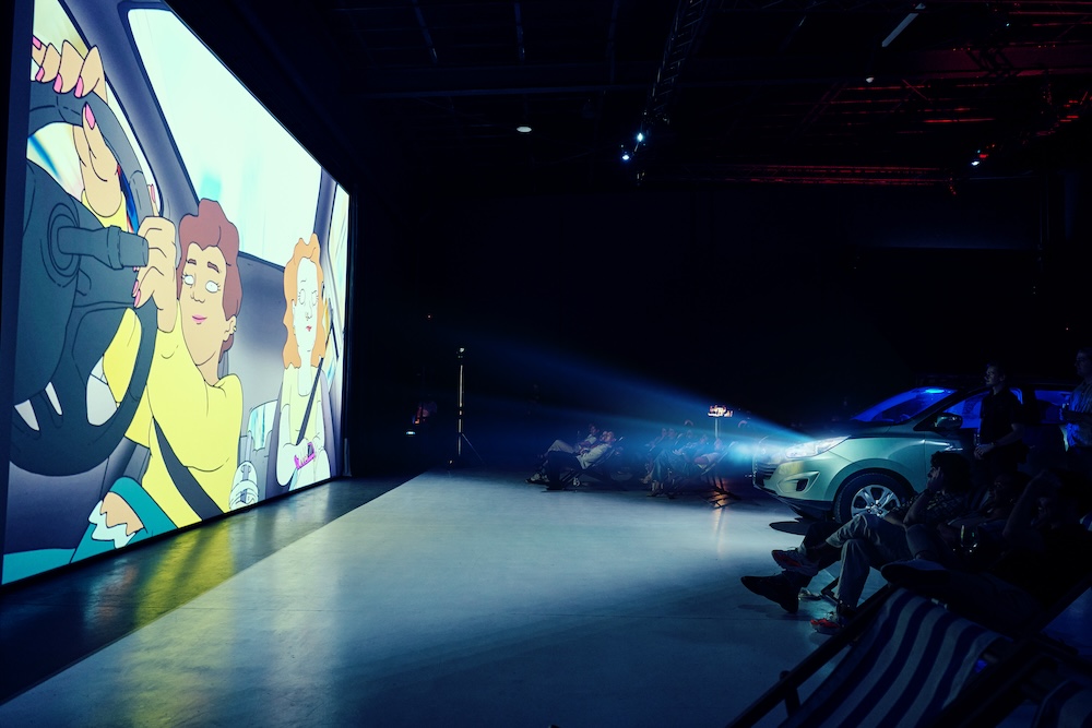Car wreckage crashes the premiere of 6th annual TAC Split Second Competition via TABOO + TRUCE
