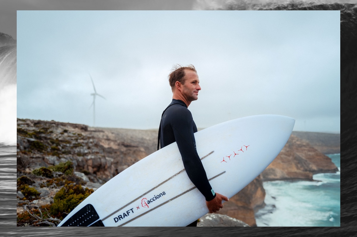 ACCIONA and Draft Surf recycle wind turbine blades into surfboards as part of ‘Turbine Made’ inititative via DDB Group Melbourne