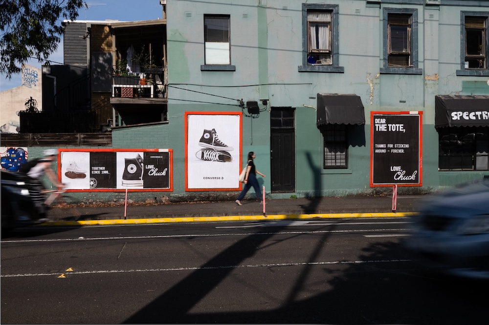 From backyard gigs to street posters, Converse’s ‘Love, Chuck’ campaign gets an Aussie twist