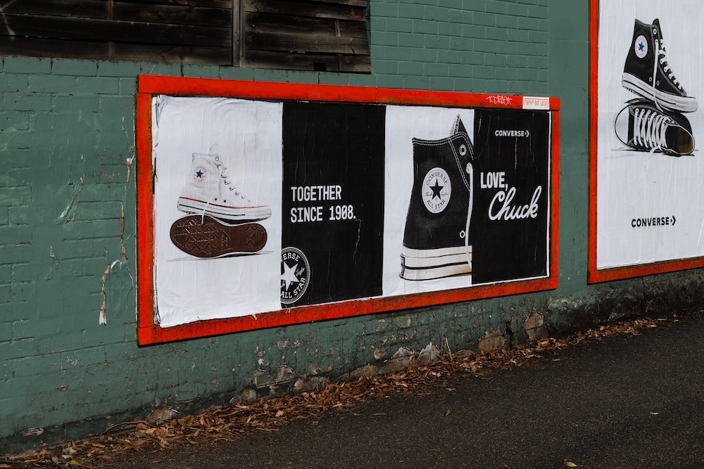 From backyard gigs to street posters, Converse’s ‘Love, Chuck’ campaign gets an Aussie twist