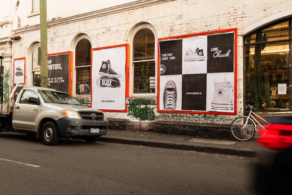 From backyard gigs to street posters, Converse’s ‘Love, Chuck’ campaign gets an Aussie twist