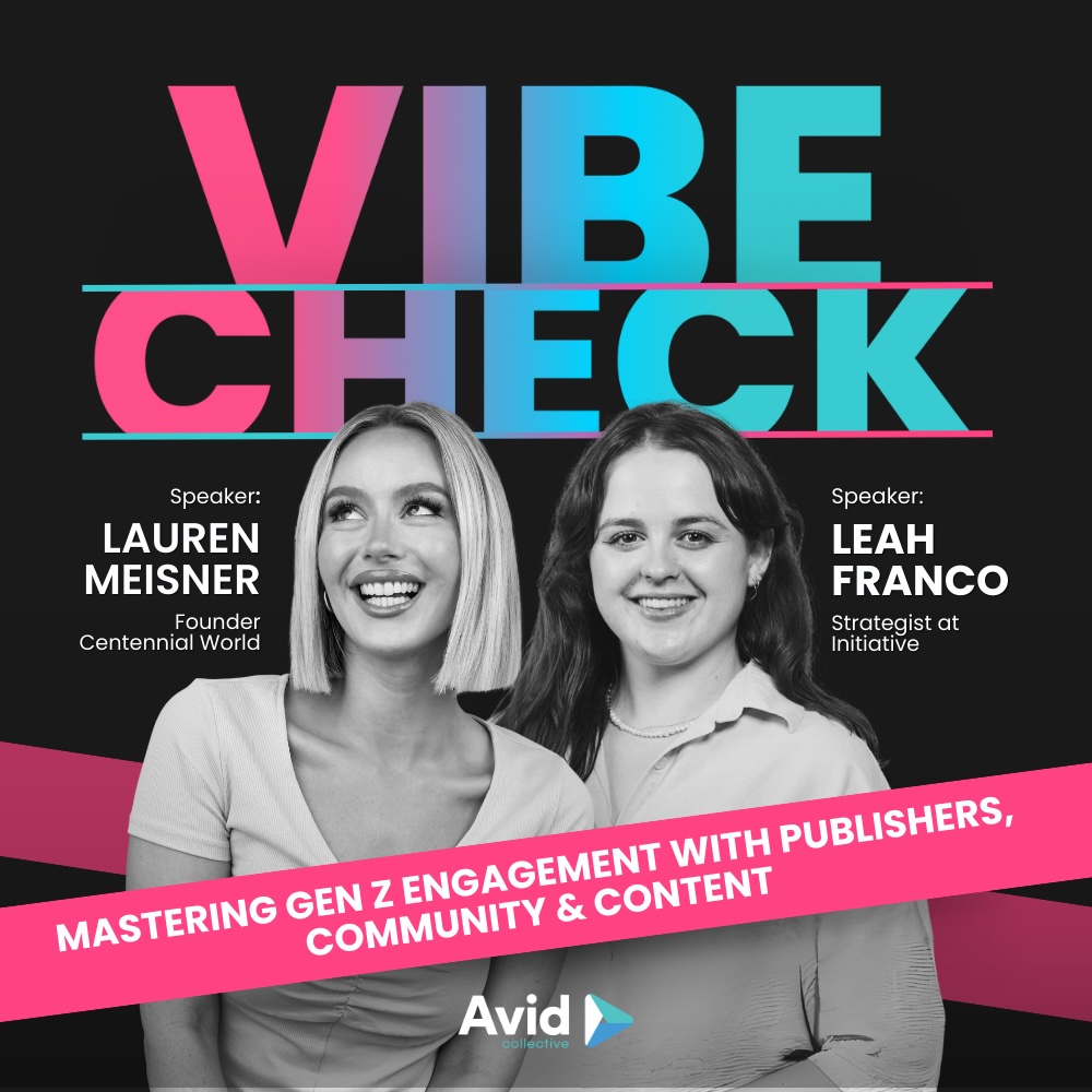 Avid Collective to host new branded content masterclass series to help publishers, agencies and brands master Gen Z engagement