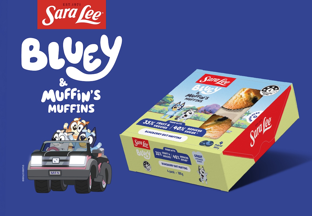 Creative agency Crave Global partners with Sara Lee to launch Bluey muffins for kids