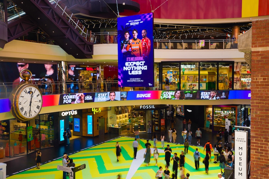 GPT Group expands digital advertising network with landmark screen at Melbourne Central