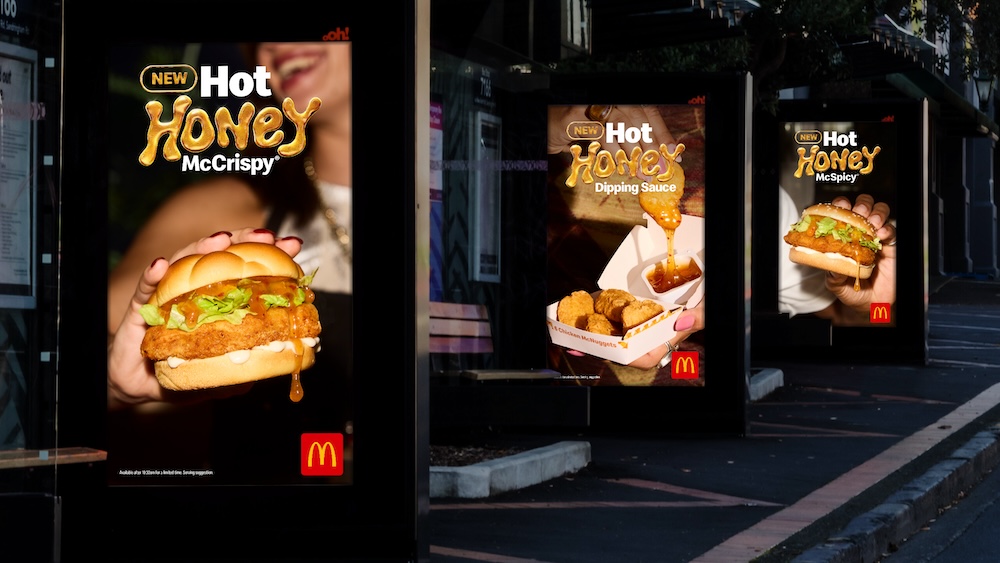 Macca’s entices Aussies to ‘Embrace the Drip’ in new ‘Hot Honey’ campaign via DDB Group Sydney