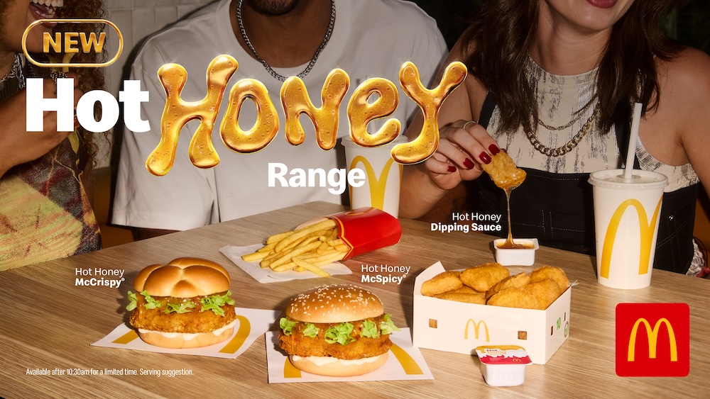 Macca’s entices Aussies to ‘Embrace the Drip’ in new ‘Hot Honey’ campaign via DDB Group Sydney