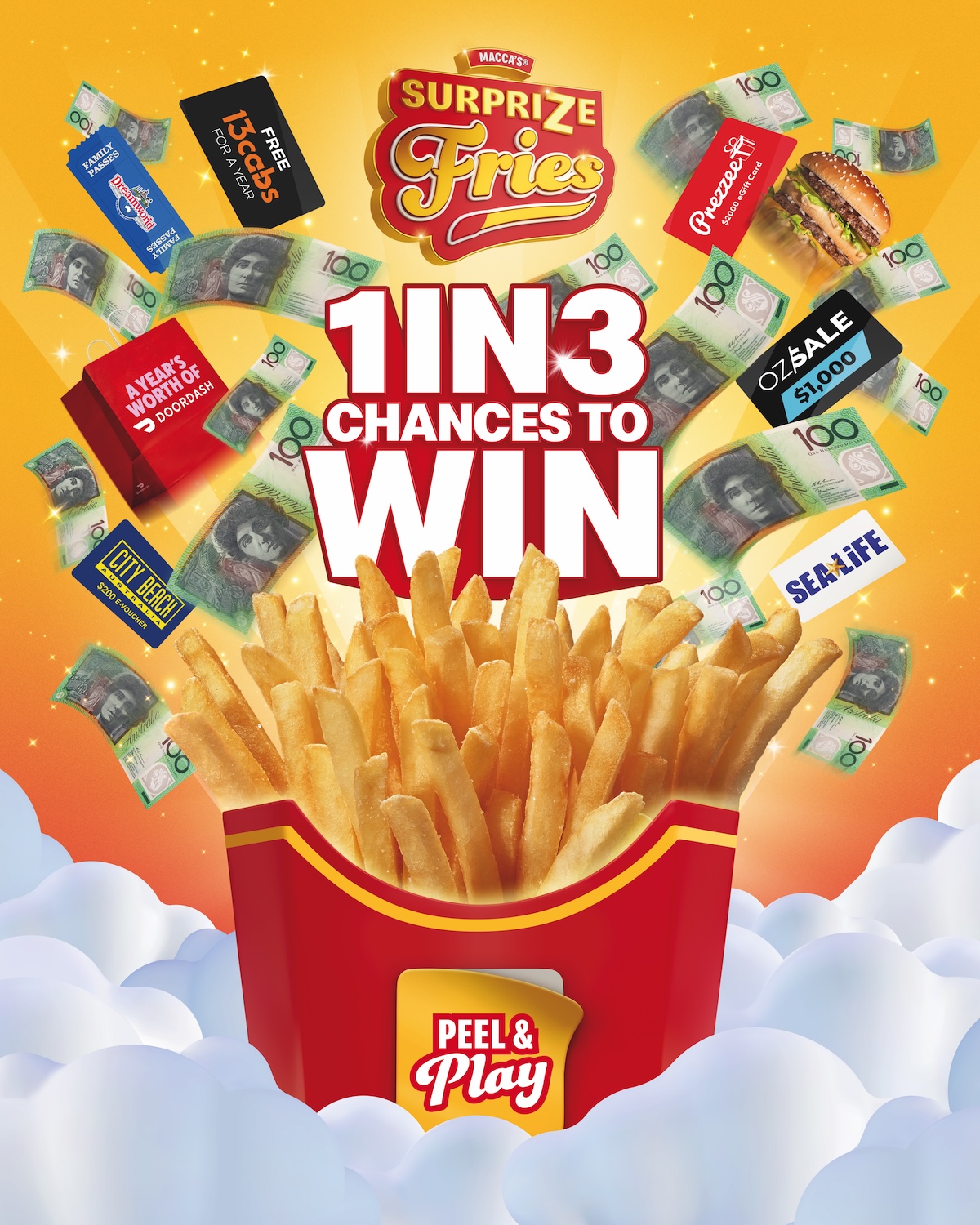 McDonald’s Surprize Fries promotion returns to Australia and New Zealand via tms, Akcelo + DDB