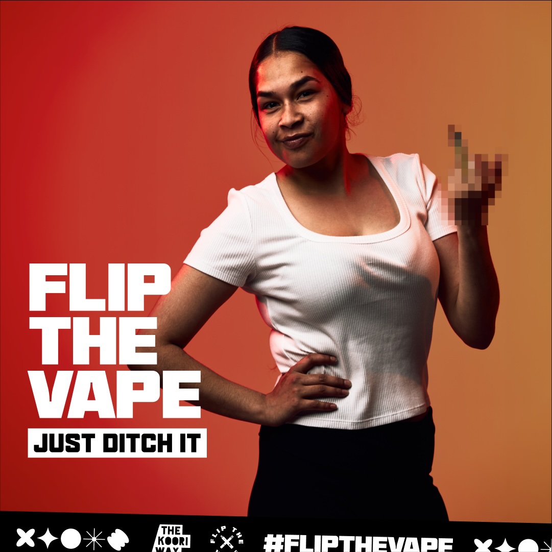 The Koori Way launches new Indigenous-led anti-vaping campaign #FlipTheVape across Victoria