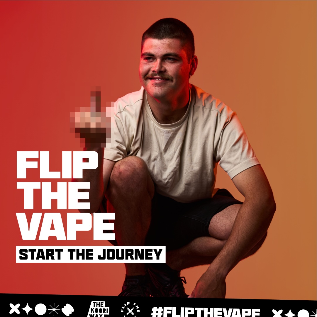 The Koori Way launches new Indigenous-led anti-vaping campaign #FlipTheVape across Victoria