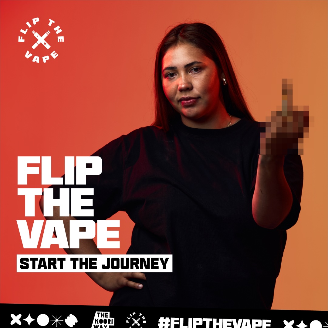 The Koori Way launches new Indigenous-led anti-vaping campaign #FlipTheVape across Victoria