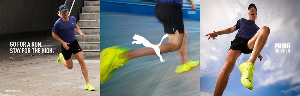 PUMA and Nedd Brockmann take runners to new heights in local ‘Go Wild’ campaign via Bursty