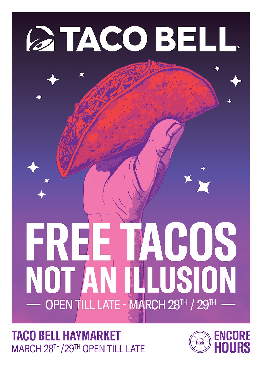 Taco Bell Australia launches ‘Encore Hours’ to keep the tunes and tacos going via Edelman