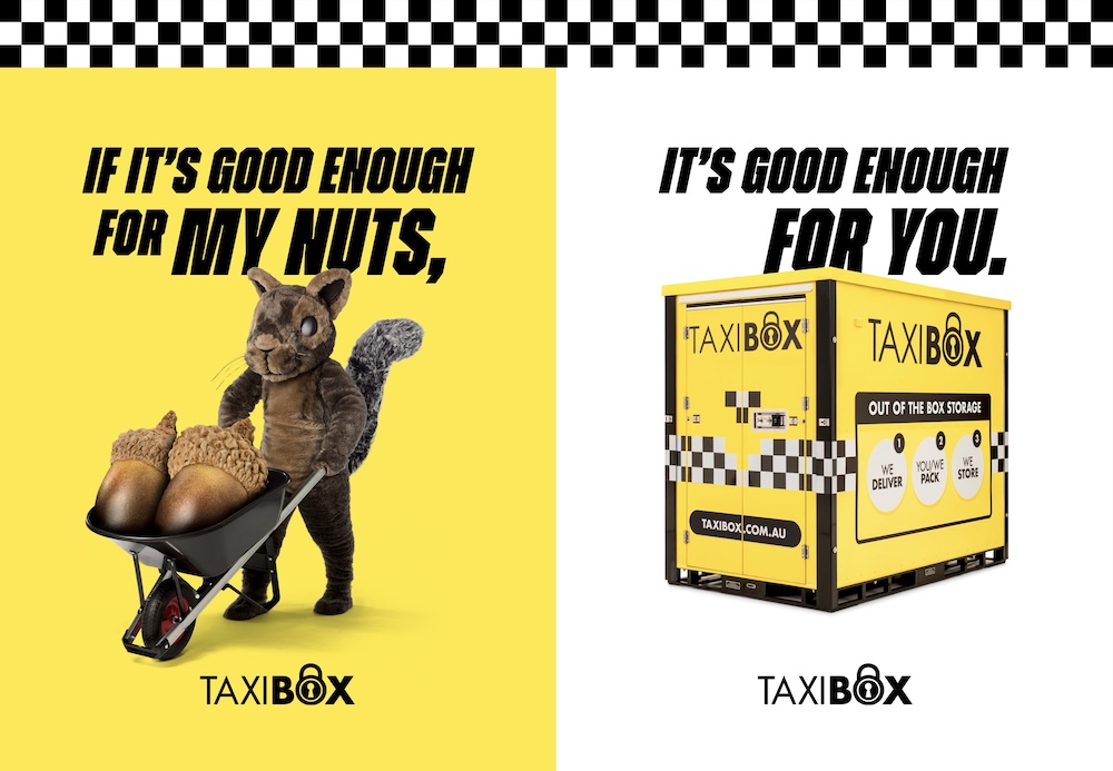 TAXIBOX goes nuts with a slightly unhinged squirrel in new campaign via Communicado