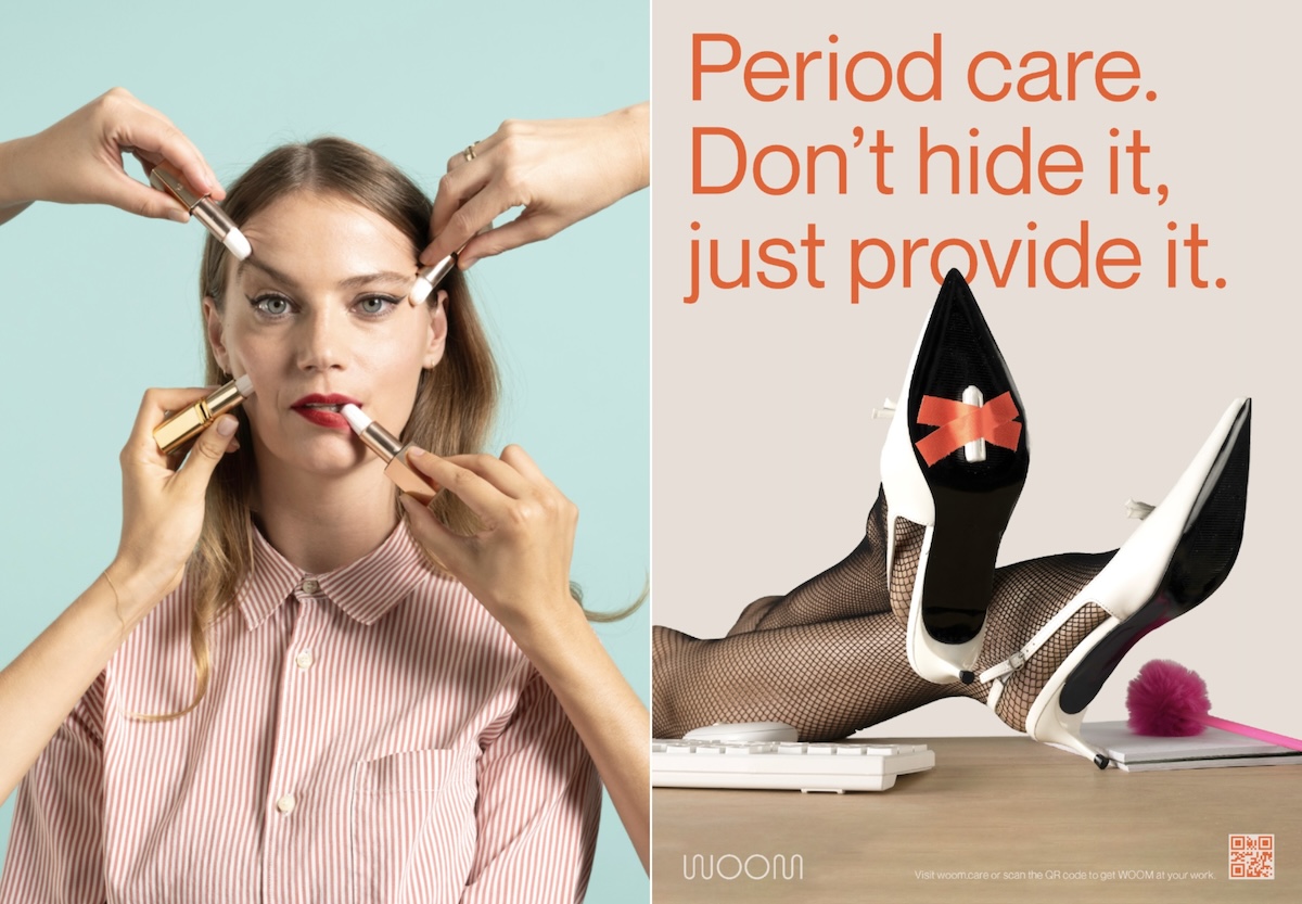 WOOM calls on workplaces to provide period care in new ‘Don’t Hide It, Just Provide It’ campaign – shot by photographer Prue Stent