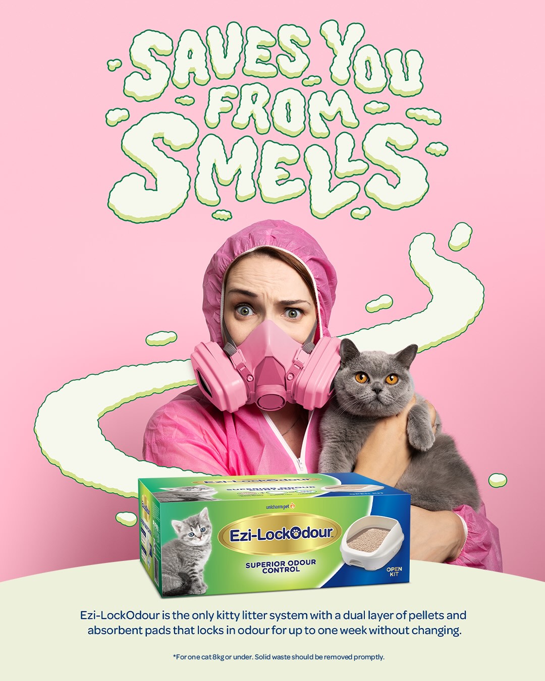 Ezi-LockOdour saves cat owners from smells in first ever brand campaign via Communicado