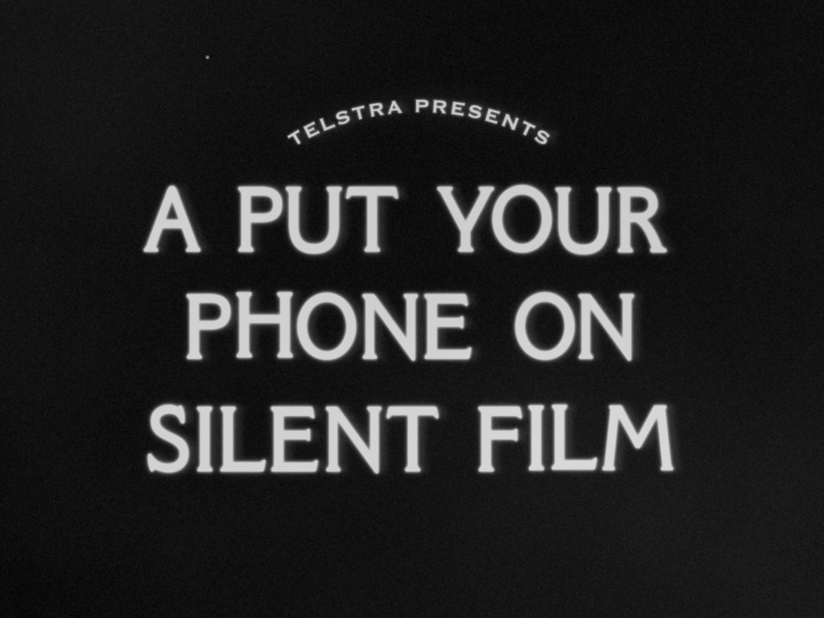 Telstra launches ‘A Put Your Phone on Silent Film’ cinema campaign via Bear Meets Eagle On Fire with +61 ~ directed by Dougal Wilson