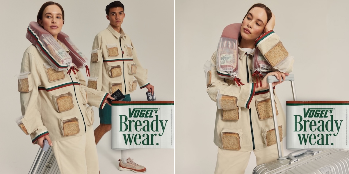 Vogel’s launches ‘BreadyWear’ – wearable bread collection for travelling Kiwis via DDB Aotearoa