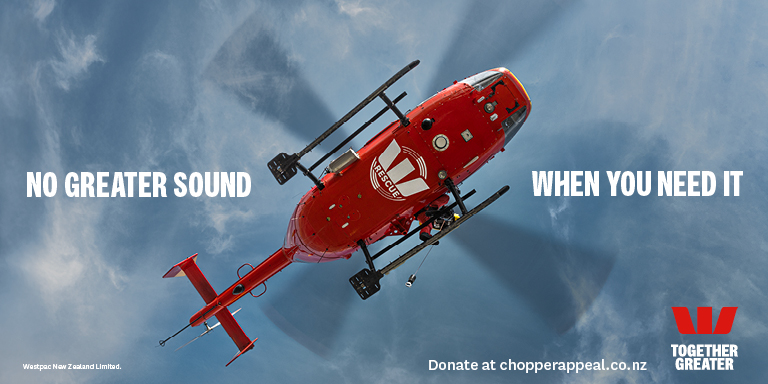 Brands unite to support the Westpac Chopper appeal in TV ad takeover via Saatchi & Saatchi NZ