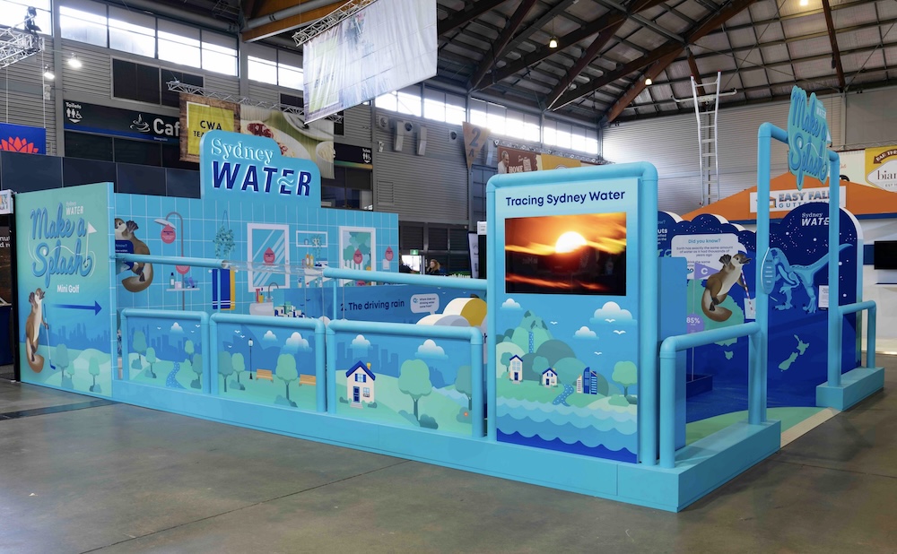 Sydney Water + Curious Nation launch interactive mini-golf experience at the Royal Easter Show