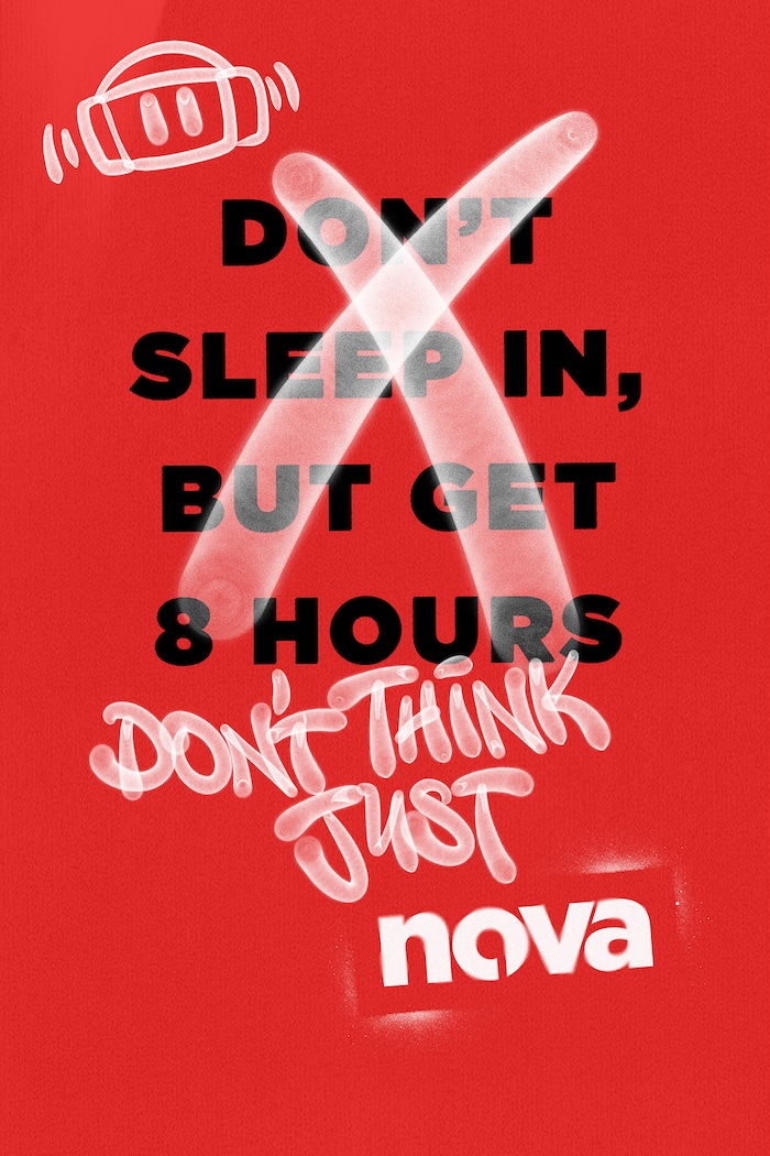 NOVA launches new ‘Don’t Think, Just Nova’ campaign for NOVA FM via R/GA Australia