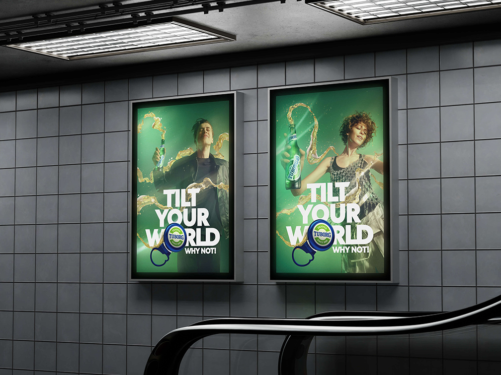 Tuborg’s ‘Feel The Drop’ campaign turns one bottle pop into a global wake-up call