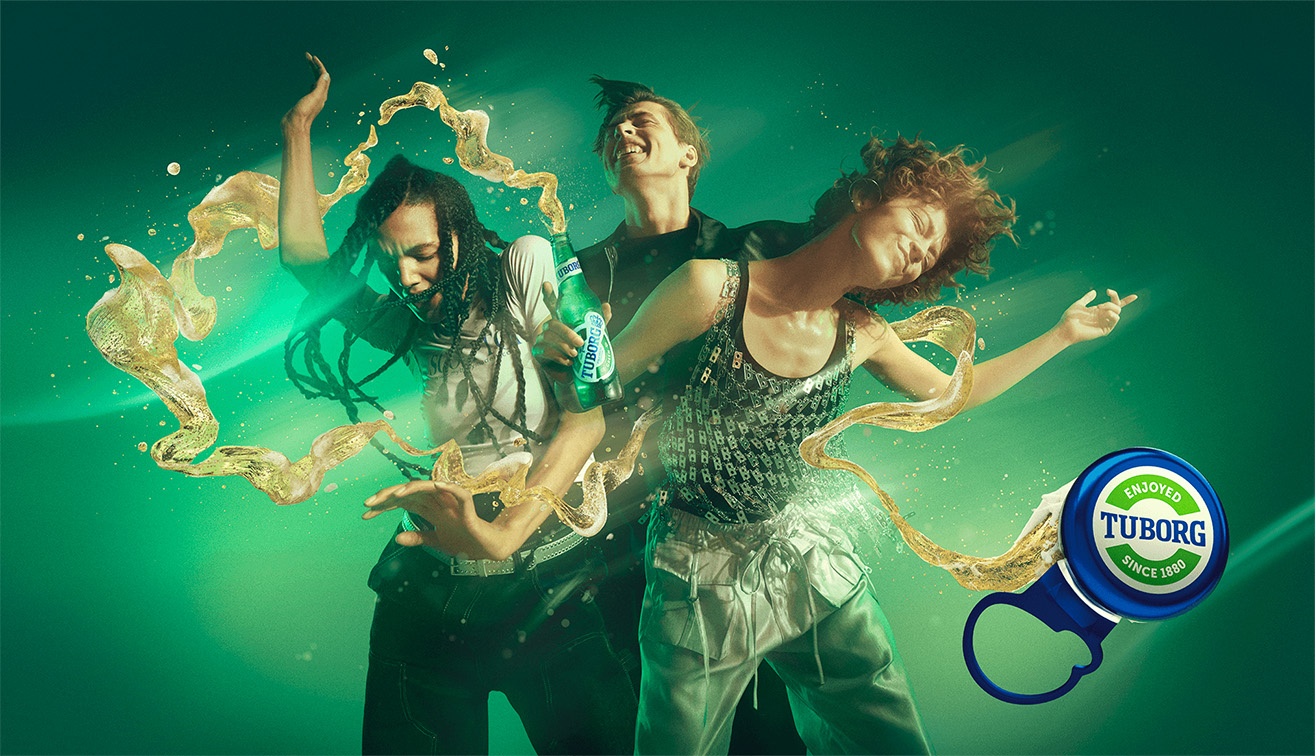 Tuborg’s ‘Feel The Drop’ campaign turns one bottle pop into a global wake-up call