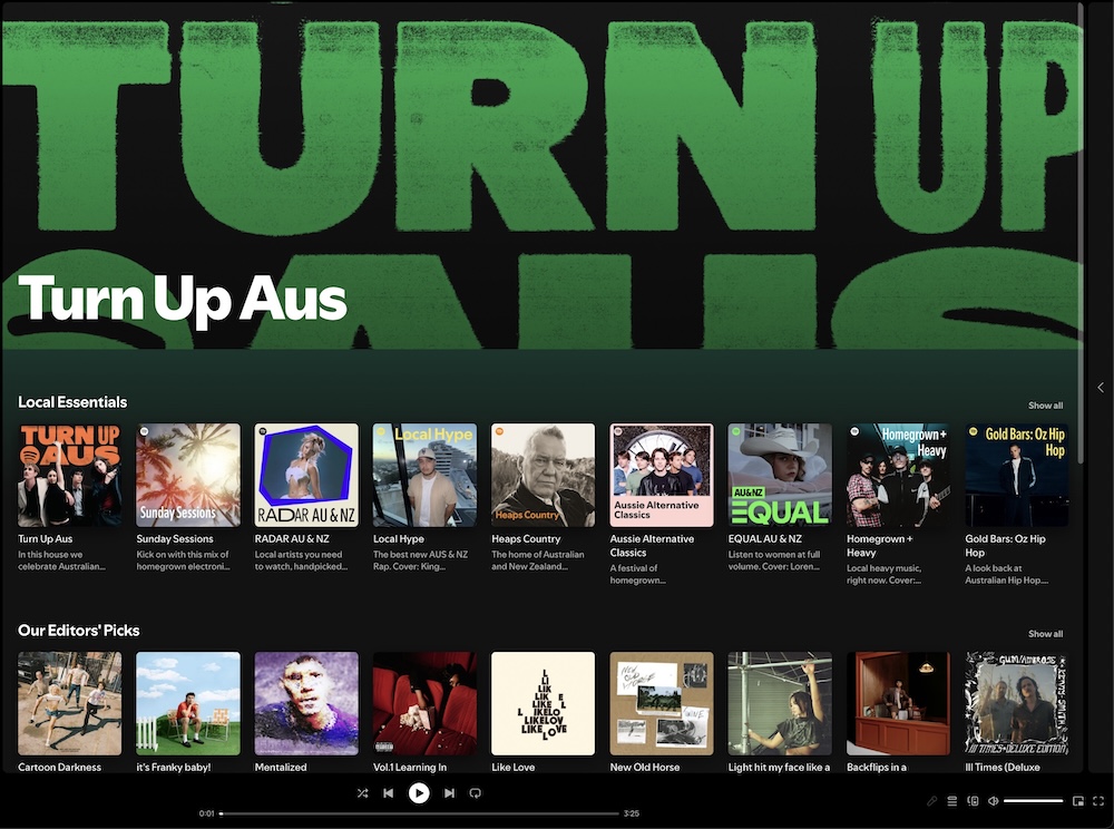 Spotify Australia launches new ‘Turn Up Aus’ brand platform via Christopher Doyle & Co., Mushroom Creative House and Zenith
