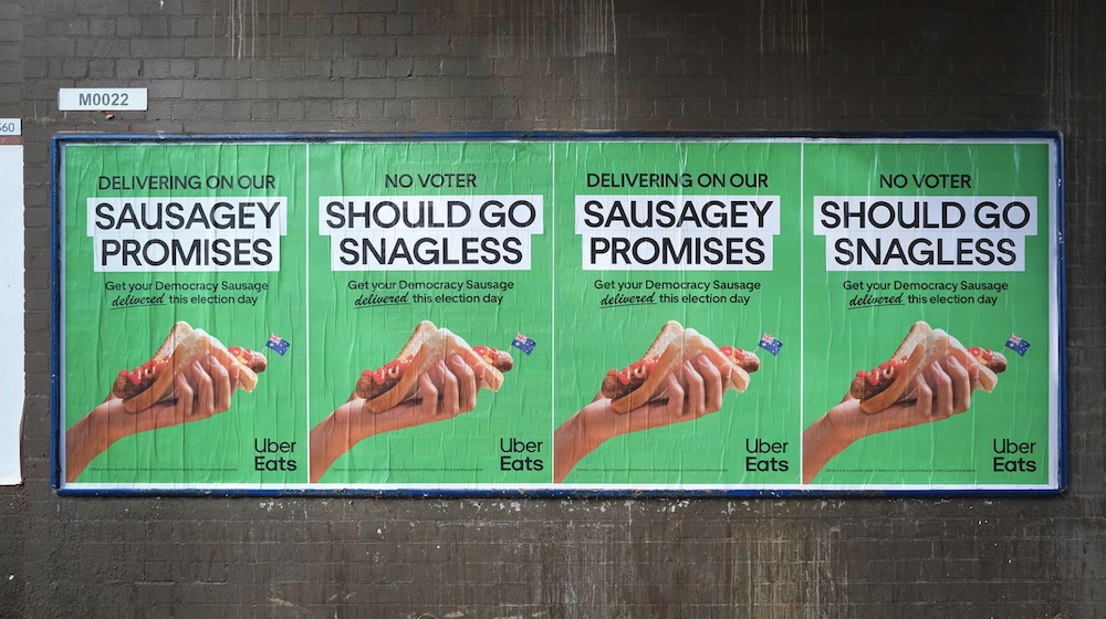 Uber Eats delivers democracy snags to voters missing out in new campaign via Special