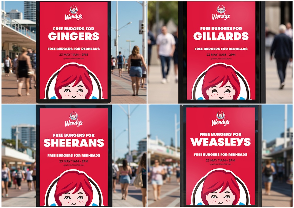 Wendy’s elevates redheads to VIP status in new campaign via Today the Brave and Burson