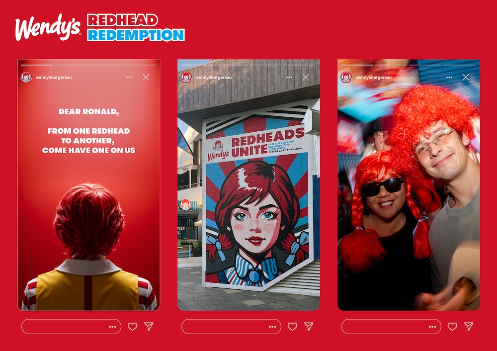 Wendy’s elevates redheads to VIP status in new campaign via Today the Brave and Burson