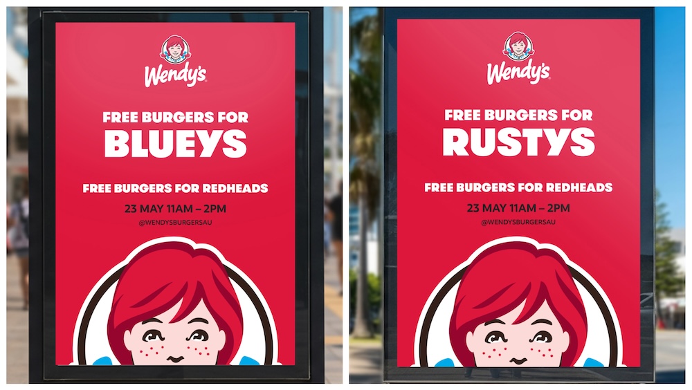 Wendy’s elevates redheads to VIP status in new campaign via Today the Brave and Burson