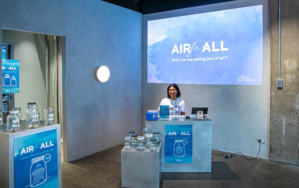 Cystic Fibrosis NZ launches fundraising pop-up store selling jars of Cannes air via Chemistry