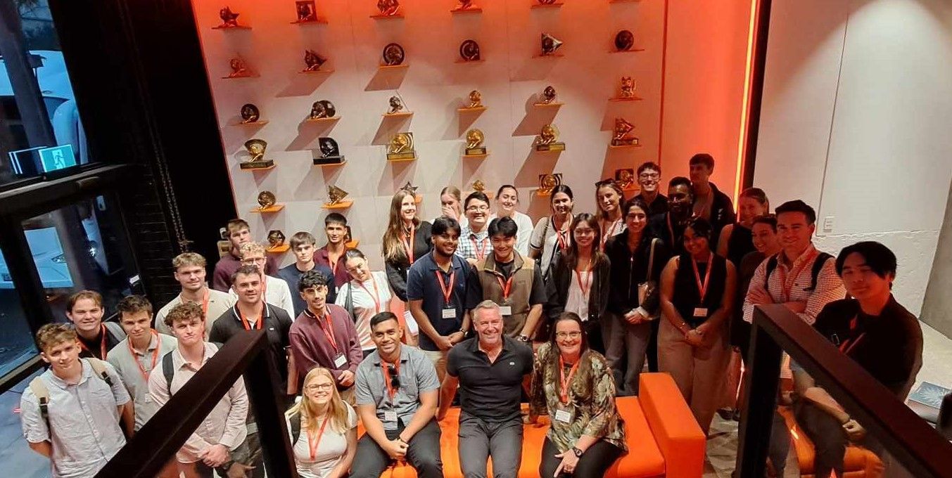 Waikato Management School students visit HERO Melbourne as part of global business tour