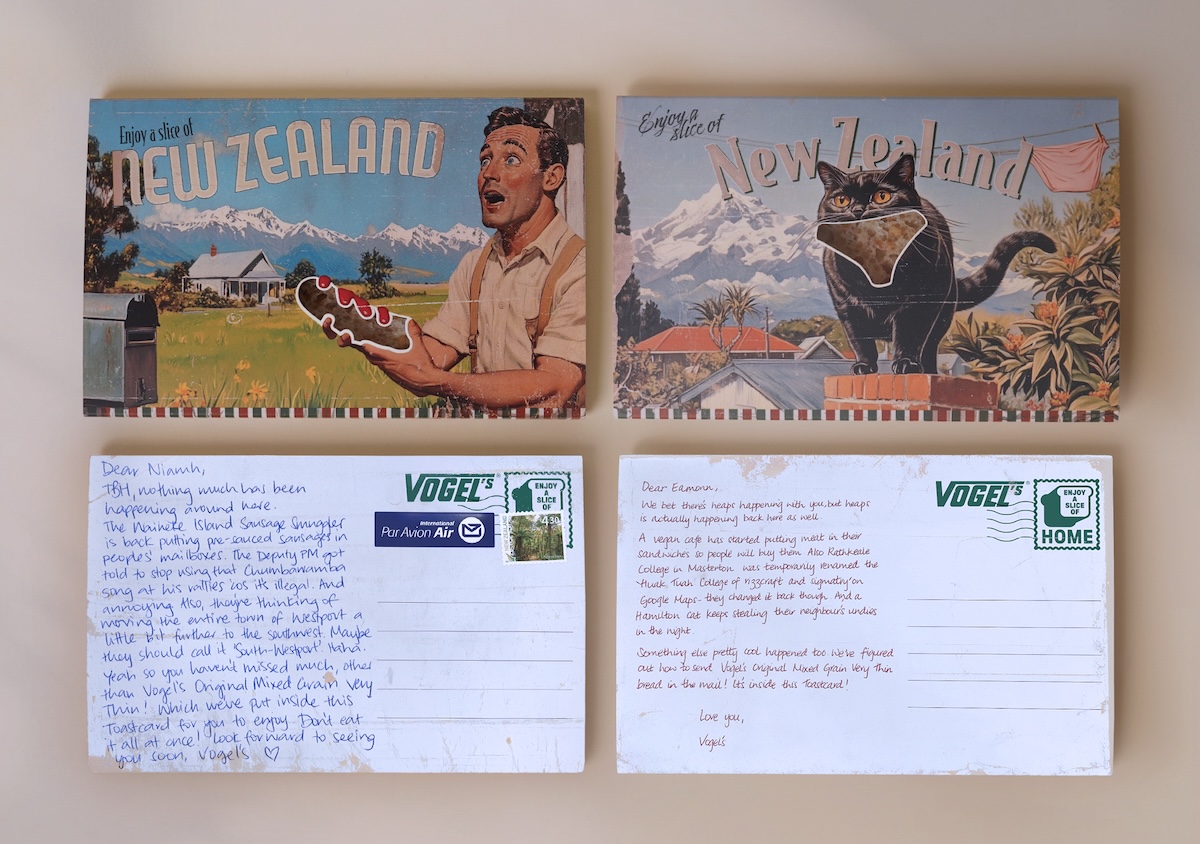 Vogel’s send Kiwis a slice of home in new ‘Toastcards’ campaign via DDB Aotearoa
